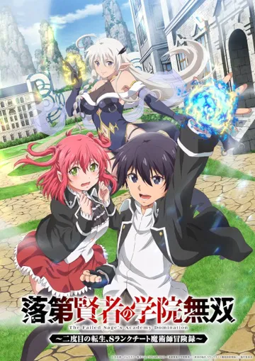 Rakudai Kenja no Gakuin Musou Nidome no Tensei, S-Rank Cheat Majutsushi Boukenroku ปราชญ์ตกชั้นขอเกิดใหม่เป็นเทพซ่า ซับไทย